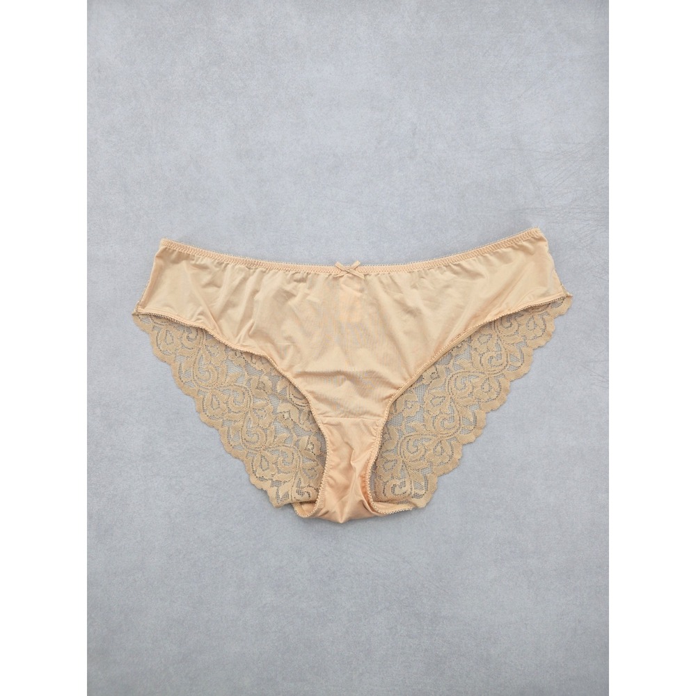 Lace Cottage Cream Whimsy Fairy Underwear Briefs Cheeky Panties Plus 16